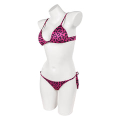 GTA 6 (2026) Lucia Caminos Pink Leopard Bikinis Swimsuit Outfits Cosplay Costume 