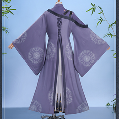 Where Winds Meet (2025) Guyun Sect Purple Set Wuxia Hanfu Outfits Cosplay Costume