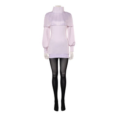 Hana Kurusu White Top Set Outfits Cosplay Costume Halloween Suit 