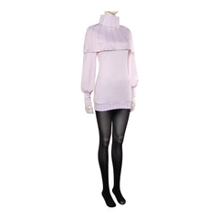 Hana Kurusu White Top Set Outfits Cosplay Costume Halloween Suit 