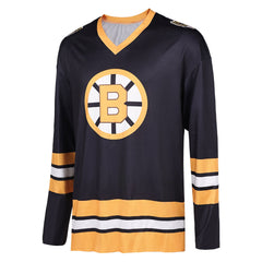 Happy Gilmore 2 (2025) Gilmore Black Yellow Long Sleeve Shirt Cosplay Costume 