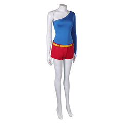 Harley Quinn Season 5 (2025) Harley Quinn Blue Gymnastic Outfits Cosplay Costume 