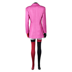 Harley Quinn Season 5 Harley Quinn Pink Suit Outfits Cosplay Costume 