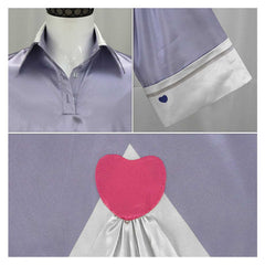 Hazbin Hotel 2 (2025) Adam Purple Butler Cafe Set Outfits Cosplay Costume 