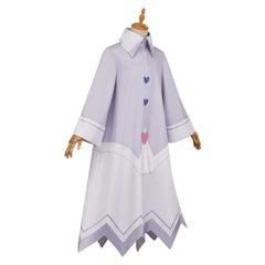 Hazbin Hotel 2 (2025) Adam White Gray Cafe Set Outfits Cosplay Costume