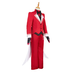 Hazbin Hotel 2 (2025) Alastor Red Butler Set Outfits Halloween Cosplay Costume