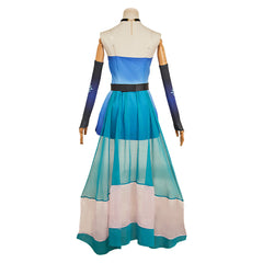Hazbin Hotel 2 (2025) Angel Dust Blue Dress Set Outfits Cosplay Costume
