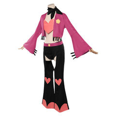 Hazbin Hotel 2 (2025) Angel Dust Pink Black Set Outfits Cosplay Costume 