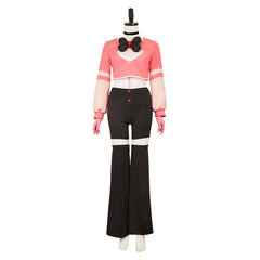 Hazbin Hotel 2 (2025) Angel Dust Pink Black Set Outfits Cosplay Costume