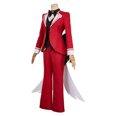 Hazbin Hotel 2 (2025) Angel Dust Red Butler Set Outfits Halloween Cosplay Costume 