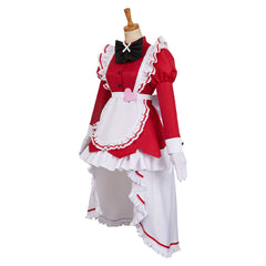 Hazbin Hotel 2 (2025) Carmilla Carmine Red Maid Set Outfits Halloween Cosplay Costume