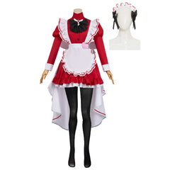 Hazbin Hotel 2 (2025) Charlie Morningstar Red Maid Set Outfits Halloween Cosplay Costume