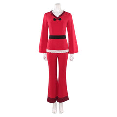 Hazbin Hotel 2 (2025) Charlie Morningstar Red Sleepwear Set Outfits Cosplay Costume 