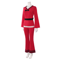 Hazbin Hotel 2 (2025) Charlie Morningstar Red Sleepwear Set Outfits Cosplay Costume 