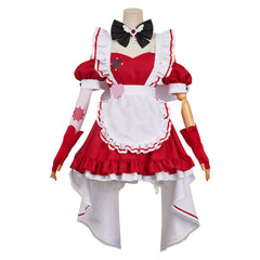 Hazbin Hotel 2 (2025) Cherri Bomb Red Maid Set Outfits Halloween Cosplay Costume 