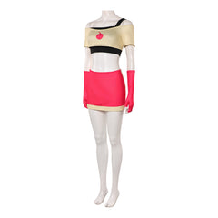 Hazbin Hotel 2 (2025) Cherri Bomb Yellow Red Set Outfits Cosplay Costume 
