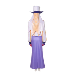 Hazbin Hotel 2 (2025) Sir Pentious White Purple Suit Set Outfits Cosplay Costume 
