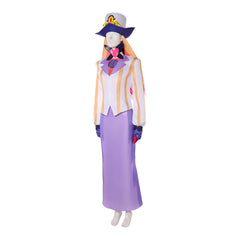 Hazbin Hotel 2 (2025) Sir Pentious White Purple Suit Set Outfits Cosplay Costume 