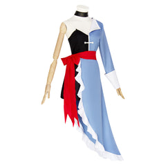 Hazbin Hotel 2 (2025) Vaggie Blue Black Dress Set Outfits Cosplay Costume