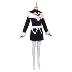 Hazbin Hotel 2 (2025) Velvette Black Dress Set Outfits Halloween Cosplay Costume