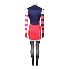 Hazbin Hotel 2 (2025) Velvette Red Dress Set Outfits Halloween Cosplay Costume 