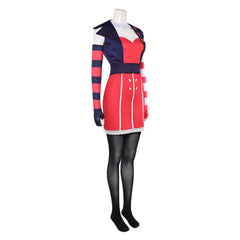Hazbin Hotel 2 (2025) Velvette Red Dress Set Outfits Halloween Cosplay Costume 