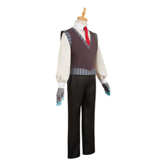 Hazbin Hotel 2 (2025) Vox Gray Vest Shirt Set Outfits Cosplay Costume ​