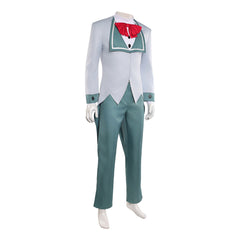 Hazbin Hotel 2 (2025) Vox Human Gray Green Suit Set Outfits Cosplay Costume 