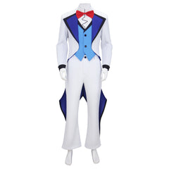Hazbin Hotel 2 (2025) Vox White Suit Set Outfits Cosplay Costume 