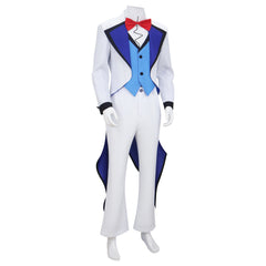 Hazbin Hotel 2 (2025) Vox White Suit Set Outfits Cosplay Costume 
