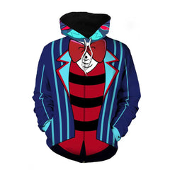 Hazbin Hotel 2 (2025) Vox Zip Up Pullover Printed Hoodie Sweatshirt Cosplay Costume