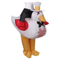 Hazbin Hotel (2024) Lucifer Funny Duck Inflatable Outfits Cosplay Costume 