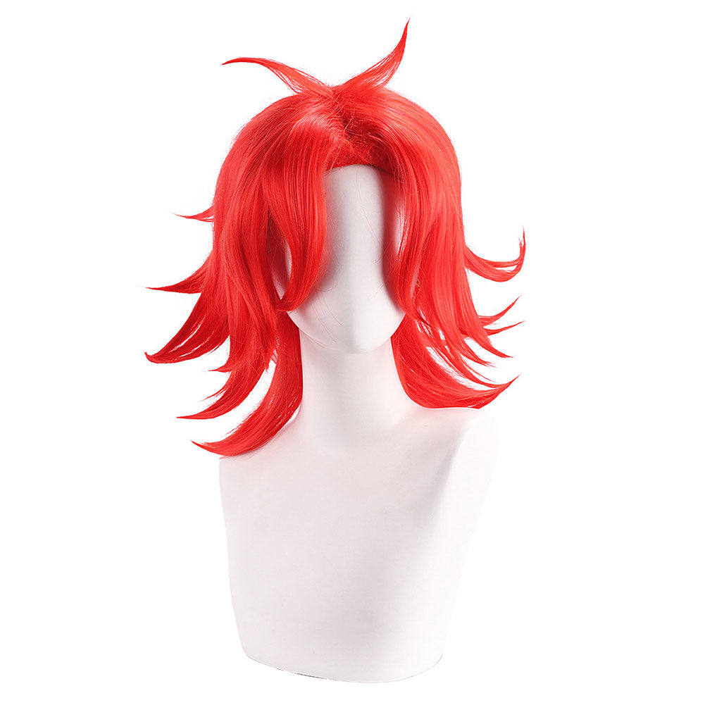 Hazbin Hotel (2024) Niffty Red Wig Cosplay Accessories Halloween Carnival Props