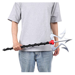 Hazbin Hotel Charlie Morningstar Trident Pitchfork Weapon Cosplay Accessories Props