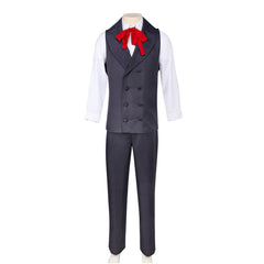 Hellsing Alucard Vampire Red Coat Set Outfits Cosplay Costume Halloween Suit 
