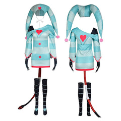 Helluva Boss (2024) Fizzarolli Blue Set Outfits Halloween Hazbin Hotel Cosplay Costume