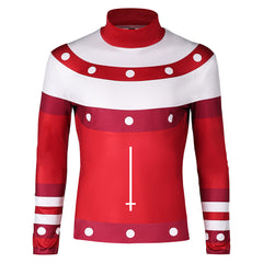 Helluva Boss Season 3 (2025) Blitz Red Long Sleeve Top Outfits Cosplay Costume 