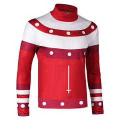 Helluva Boss Season 3 (2025) Blitz Red Long Sleeve Top Outfits Cosplay Costume 