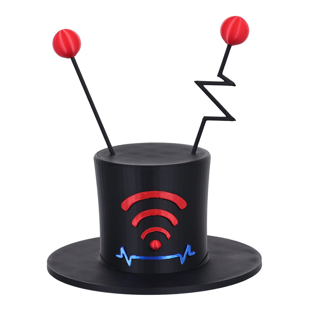 Helluva Boss Vox Hat Plastic Decorations Cosplay Hazbin Hotel Accessories Props