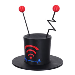 Helluva Boss Vox Hat Plastic Decorations Cosplay Hazbin Hotel Accessories Props