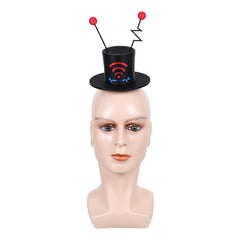 Helluva Boss Vox Hat Plastic Decorations Cosplay Hazbin Hotel Accessories Props