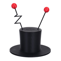 Helluva Boss Vox Hat Plastic Decorations Cosplay Hazbin Hotel Accessories Props