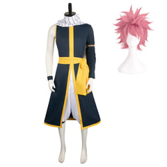 Anime Natsu Dragneel Dark Blue Set Outfits Cosplay Costume Halloween Carnival Suit