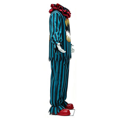 Hollow Clown Pennywise Blue Black Striped Outfits Cosplay Costume Halloween Suit