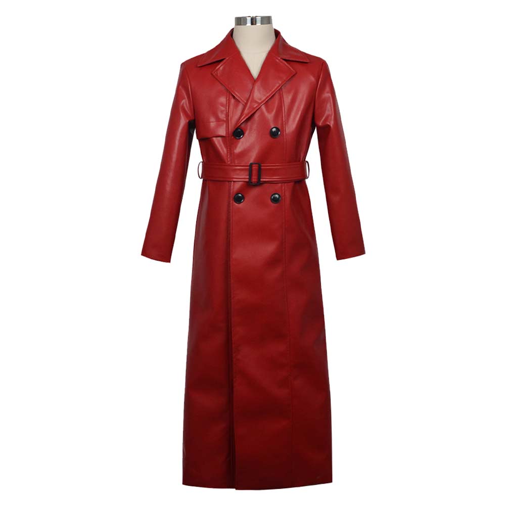 Homicipher (2024) Mr. Scarletella Red Coat Outfits Horror Cosplay Costume 