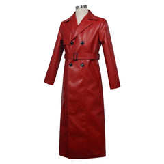 Homicipher (2024) Mr. Scarletella Red Coat Outfits Horror Cosplay Costume 