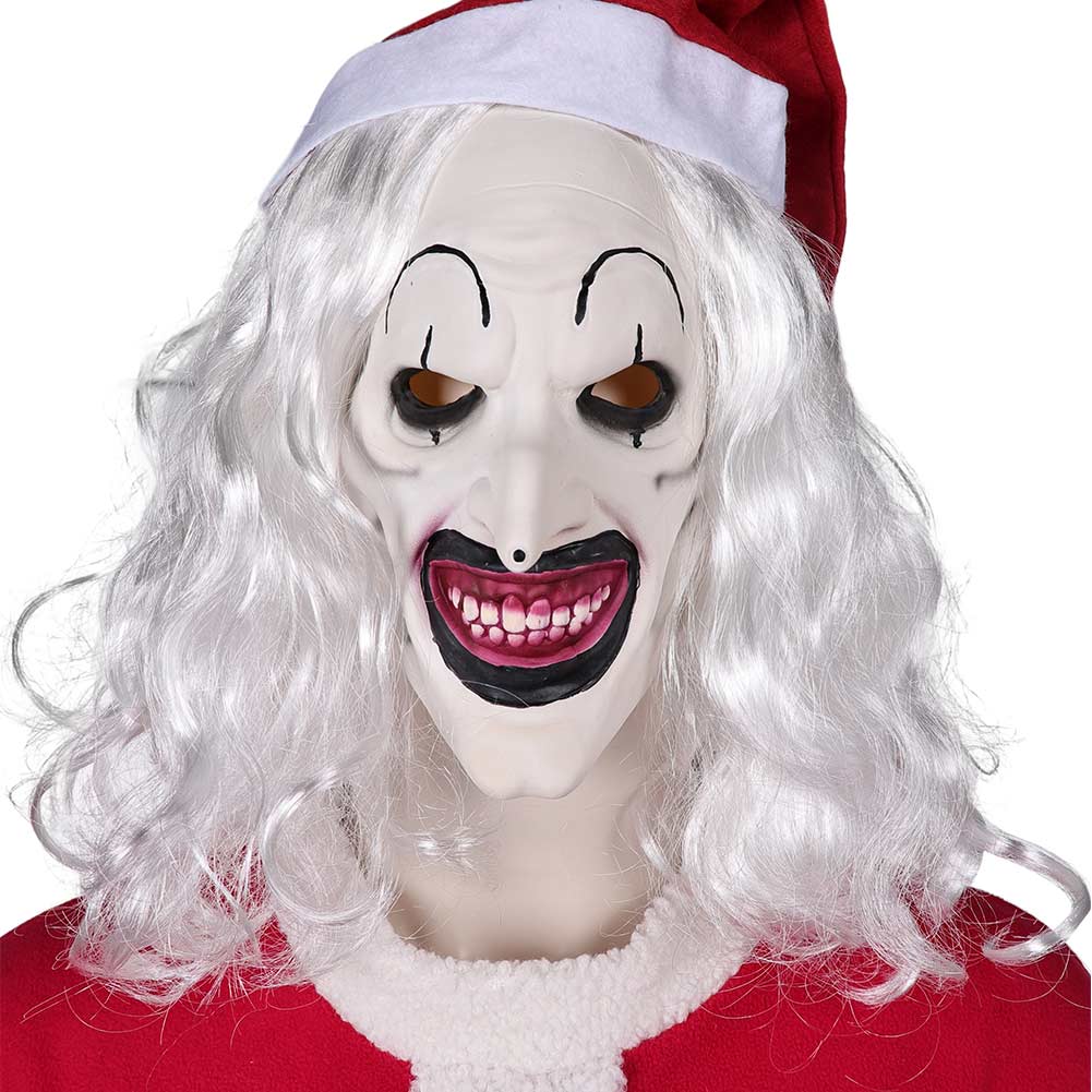 Horror Terrifier (2024) Art The Clown Santa Outfits Cosplay