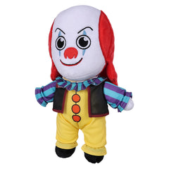 Horror TV It 1990 Pennywise Cosplay Plush Toys Cartoon Soft Stuffed Dolls Mascot Birthday Xmas Gift - Coshduk