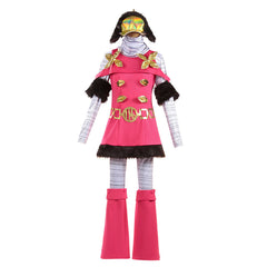 Hot Pants Pink White Dress Set Outfits Cosplay Costume Carnival Suit 
