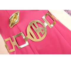 Hot Pants Pink White Dress Set Outfits Cosplay Costume Carnival Suit 